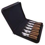 Juego De Cubiertos Tradicionales Schmieden en Madera con Estuche de Cuero