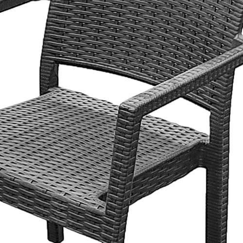 Silla-De-Plastico-Reforzadas-Con-Apoyabrazos-Rattan-X-6-Un-NegroLisa