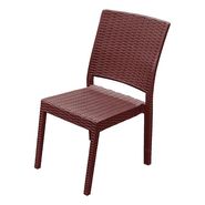 Silla De Plastico Reforzadas Rattan Jardin Exterior