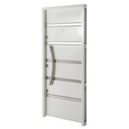 Puerta BLANCA 7510 DERECHA Ciega 3 Cerraduras barral CURVO 75 cm - Puerta De Seguridad