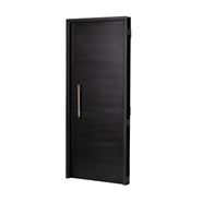 Puerta NEGRA 9310 DERECHA CHAPA 18 90 X 2 Ciega Barral de 40 cm