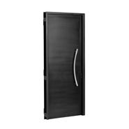 Puerta NEGRA 9510 IZQUIERDA CHAPA 18 80 X 2 Ciega Barral CURVO