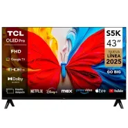 TV TCL 43 QLED 43S5K SMART FHD GOOGLE TV