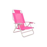 Reposera 80012 Aluminio 5 posiciones Fucsia Descansar