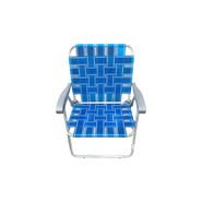 Sillón Descansar 80003 Apoyabrazos de Plástico Azul Blanco