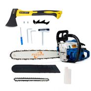 Combo Motosierra 52Cc 18" + Hacha De Corte 600Gr
