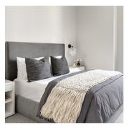 Respaldo Liso 160x130 Queen Color Y Material A Eleccion A Eleccion