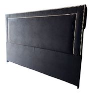 Respaldo Liso Con Doble Tachas 180x130 King Color A Eleccion A Eleccion