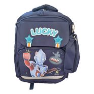 Mochila Escolar Lucky 30l - Estilo Y Comodidad Para Clases Azul Liso