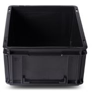 Pack x5 Contenedores Plásticos ATHENA 40x30x17cm 4317A Color Negro