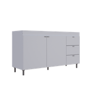 BAJO MESADA ORLANDI 4014 1.40 3C 2P BLANCO