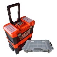 Carro Porta Herramientas 4 En 1  Negro/naranja