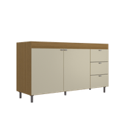 BAJO MESADA ORLANDI 4018 1.40 3C 2P MALTA/ALMENDRA