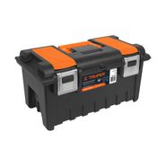 Caja Herramienta Plastica Truper 11811 48cm Boches Metálicos Color Negro