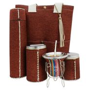 Set Matero Completo de Arpillera con Bolso Femenino (MAT220)