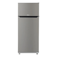 Heladera Con Freezer Briket 1620 326lt Gris Plata Inox.