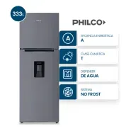 HELAD. PHILCO PHNT367XD NF 333Lts. INOX