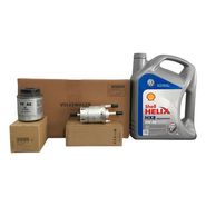Kit 3 Filtros Originales + Aceite Shell Hx8 Polo Indio 2015