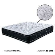 Colchón resorte Doral 2 plazas 140 x 190 x 33 cms